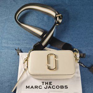 Marc Jacobs The Snapshot White Crossbody Bag NWT